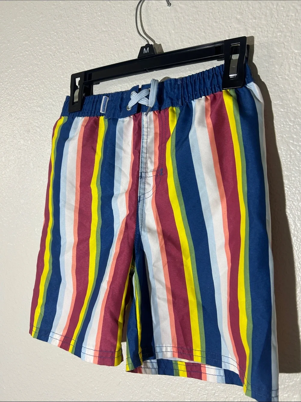 Ruggedbutt’s Striped Multicolor Boy’s Swim Shorts - Sz7